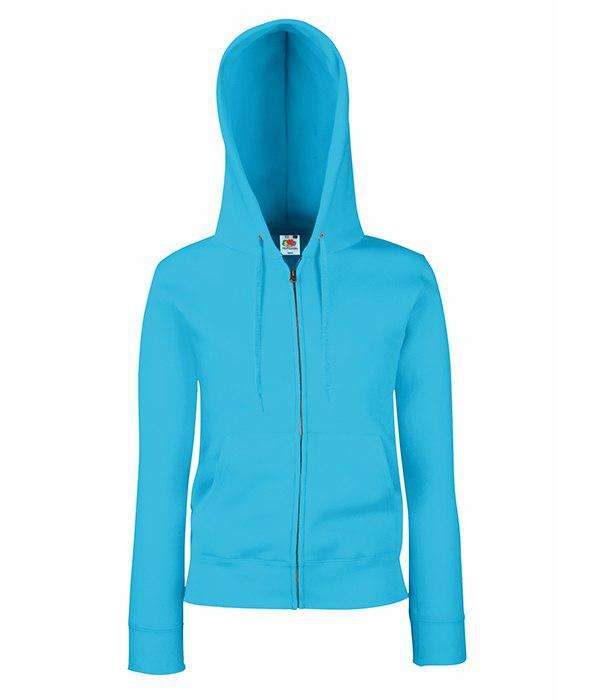 Худі Fruit of the loom Premium hooded sweat jacket lady-fit S Ультрамарин (62-118-0)