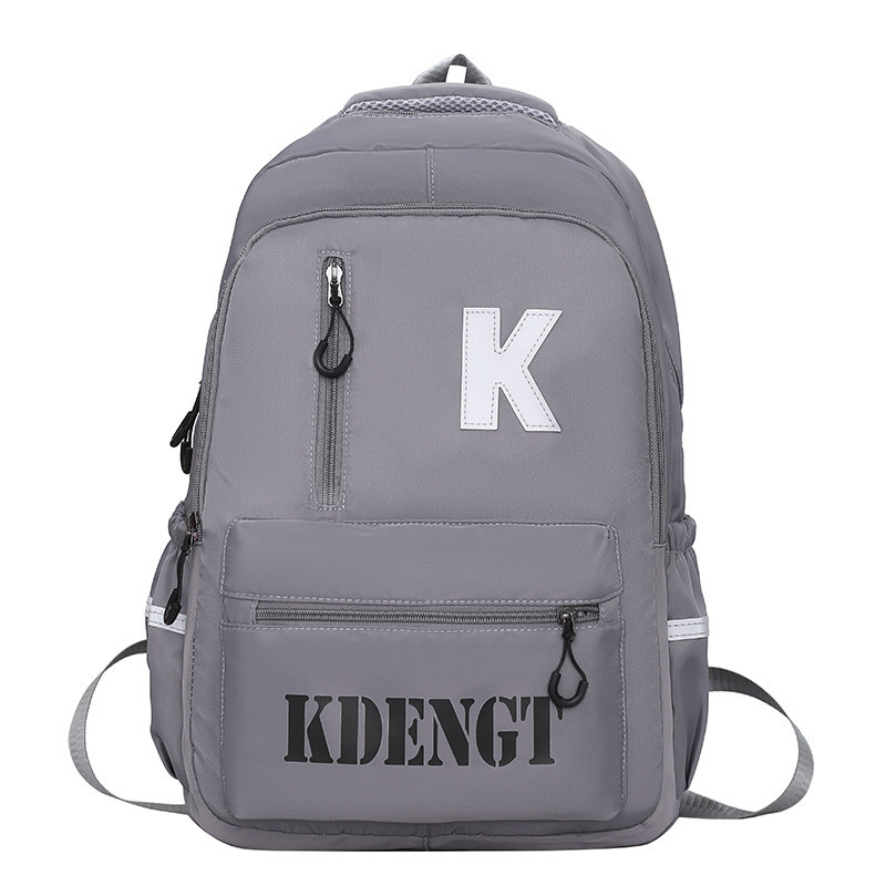 Рюкзак підлітковий No Brand 5504 45х33 см Gray 13084-84504