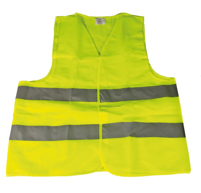 Жилет зі світловідбивною стрічкою MASTERTOOL XL Лимонний 83-0001