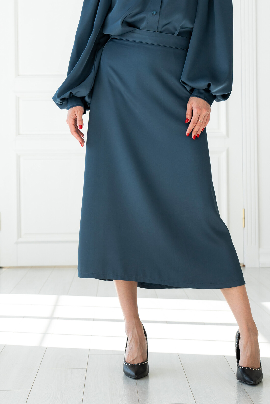 Спідниця RiMari Мінеллі ЮБ 0221 50 Синій (20401)