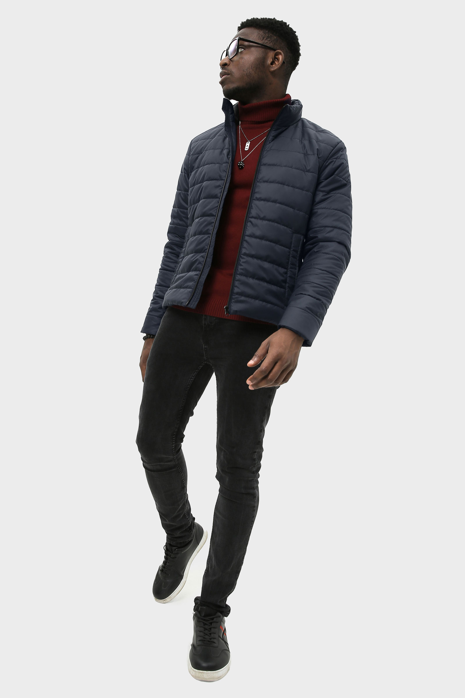 Чоловіча куртка Sun's House L Синій (4821021250436)