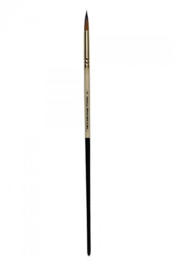 Пензлик художня синтетика кругла №1 Kisstochka 72011 для акрилових та масляних фарб