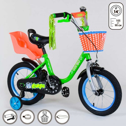 Велосипед 14" дюймів 2-х колісний 1422 "CORSO" (OL00277)