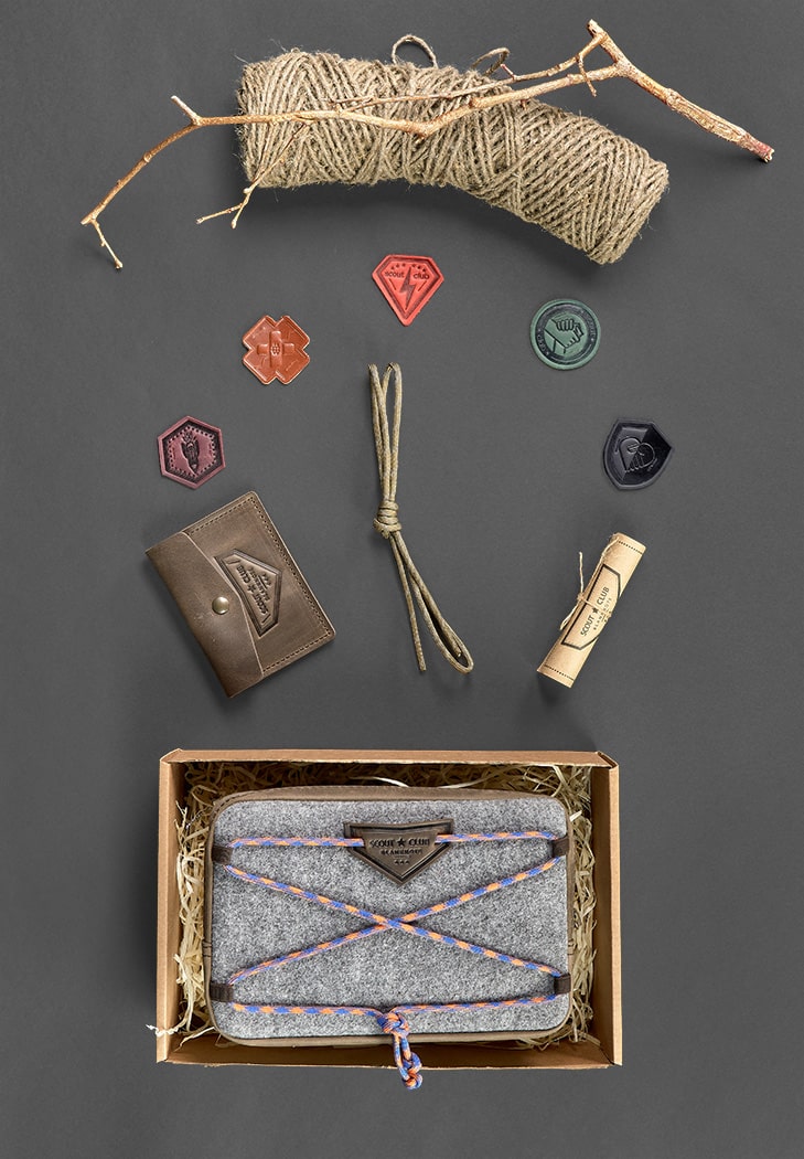 Набір скаутів для хлопчиків BlankNote Горіх (BN-set-access-35)