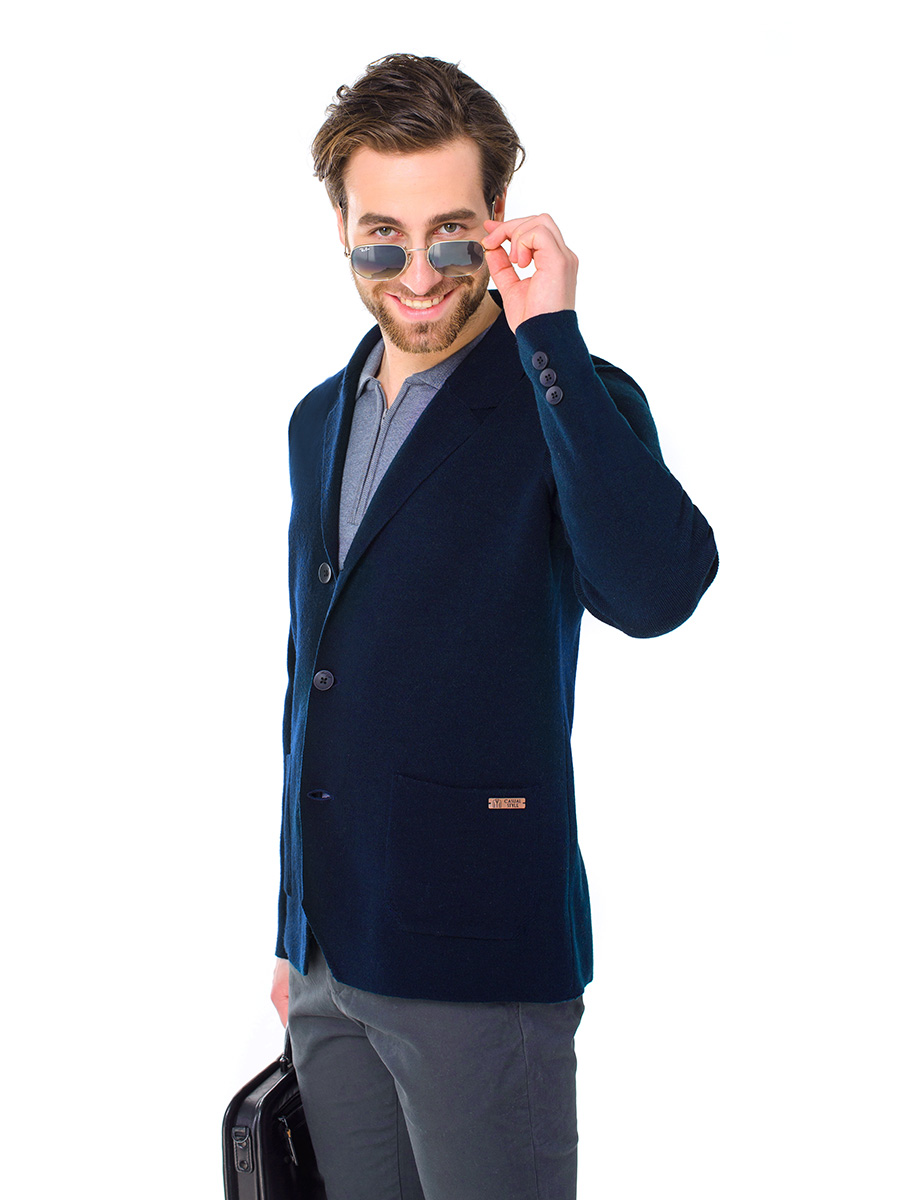 Чоловічий піджак SVTR Темно-синій (396 54 темно синій)