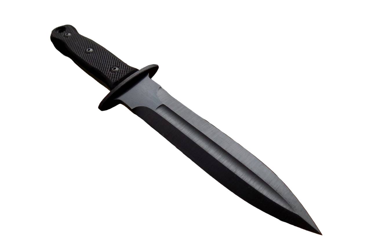 Ніж туристичний ручної роботи Gorillas BBQ сталь х12МФ з ножнами з кайдексу KN182 (H-20004)