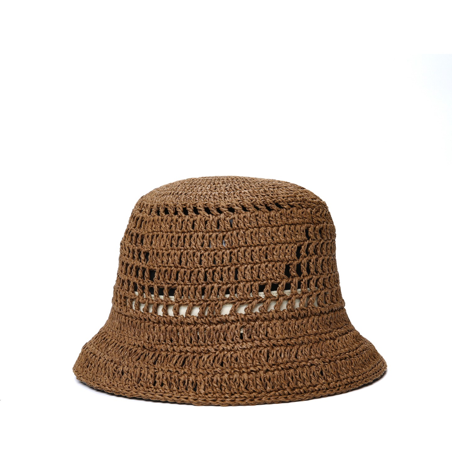 Панама жіноча в'язана LuckyLOOK Лієнц 57 Коричневий 819-863