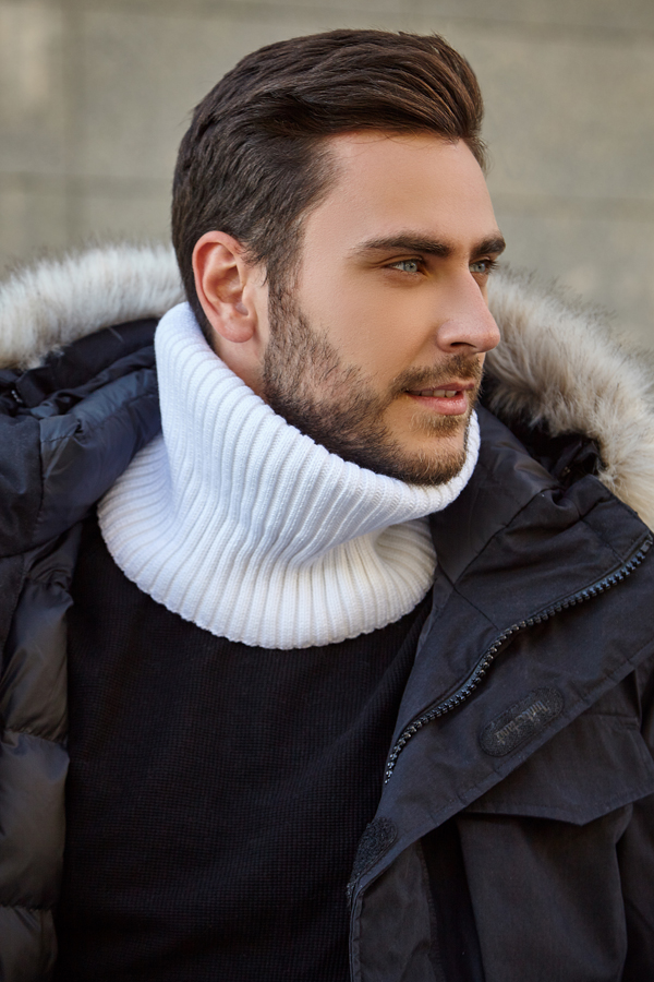 Шарф-хомут "Джонні" Braxton білий