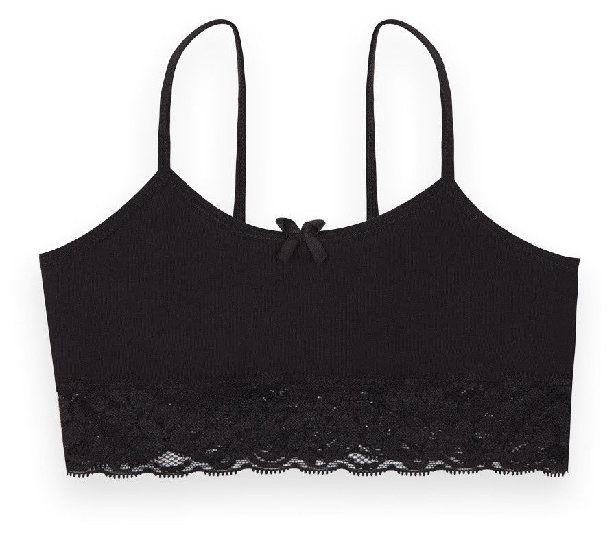 Топ для дівчинки на тонких бретелях з мереживом Gabbi ТР-21-4 на зріст 110 (12898)