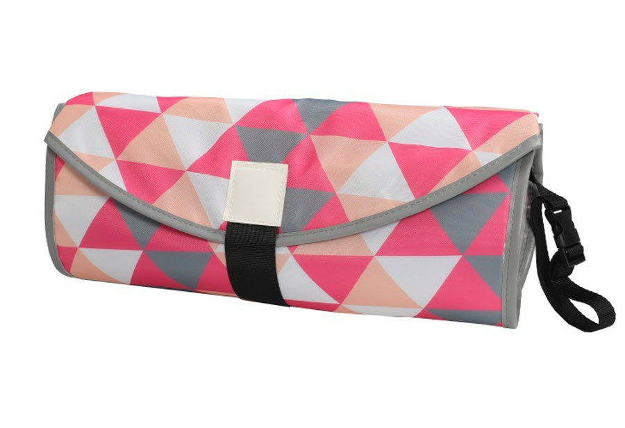 Пеленальний матрацик з фіксацією рук дитини Червоний/Сірий (vol-1321)