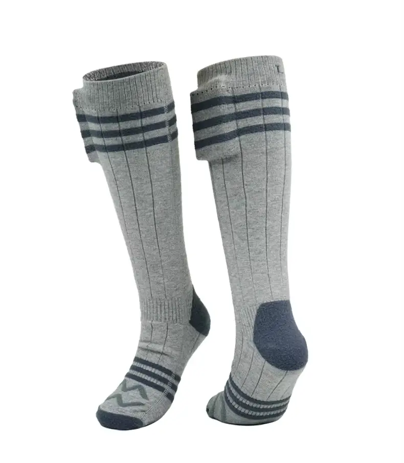 Шкарпетки з підігрівом із блоком живлення No Brand ZBHSWZ06 4000 mAh 38-44 Сірий