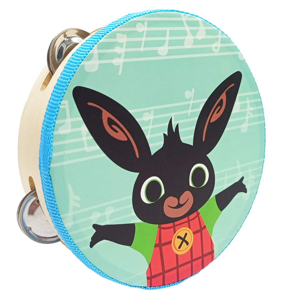 Дерев'яна іграшка Бубон Зайчик Bambi MD 0367-33 діаметр 15 см