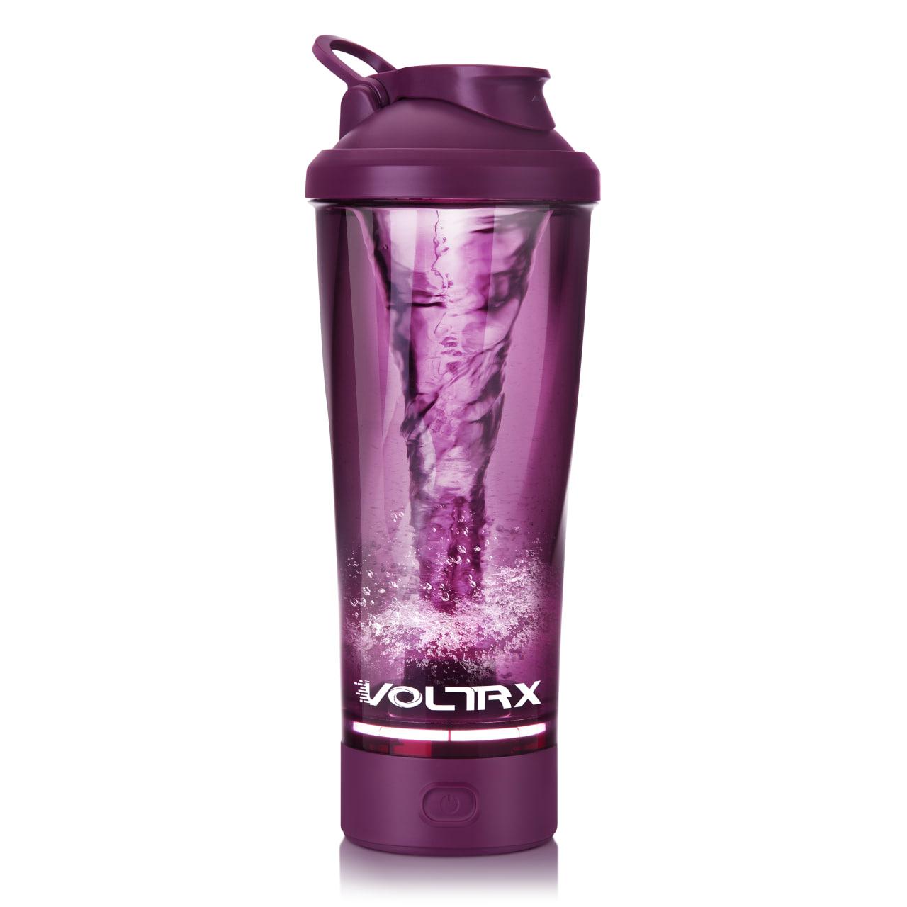 Шейкер спортивний електричний VOLTRX VortexBoost 600 мл Purple