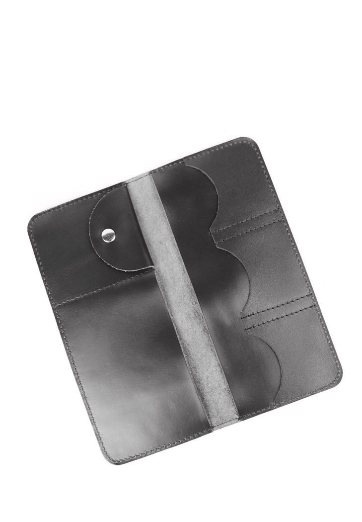 Шкіряний тревел кейс чорний The Wings