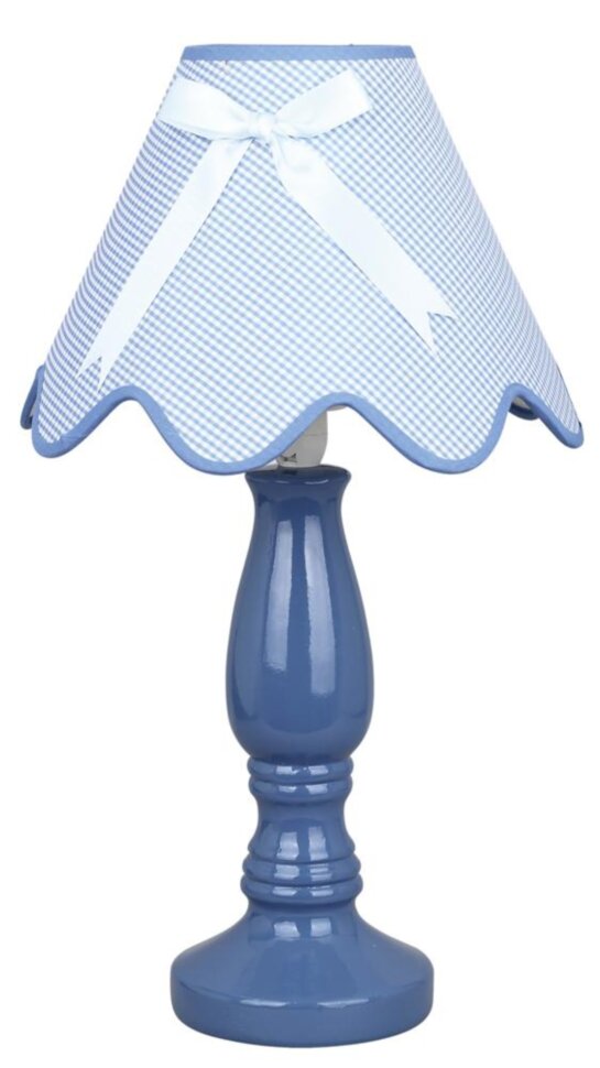 Настільна лампа Candellux Lola 26x41 см Синій (41-04710)