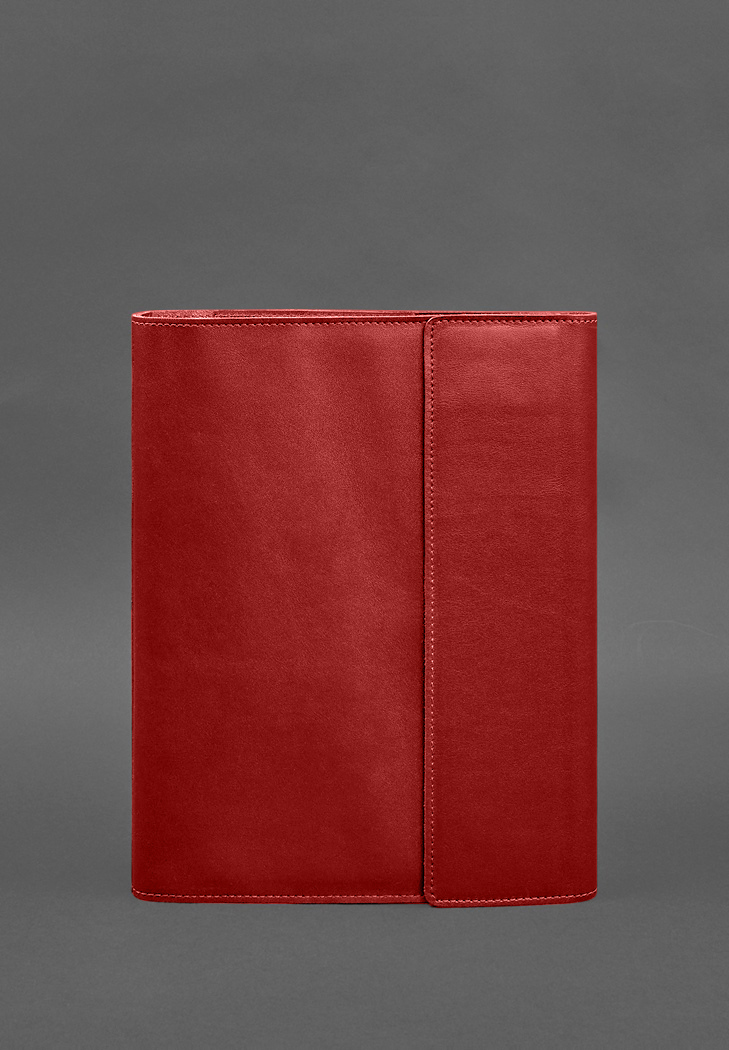 Шкіряна папка для документів Сімейна А4 BlankNote червоний