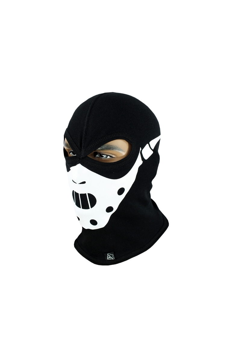 Балаклава Radical Skull s8 XL/XXL Чорно-білий (r0949)