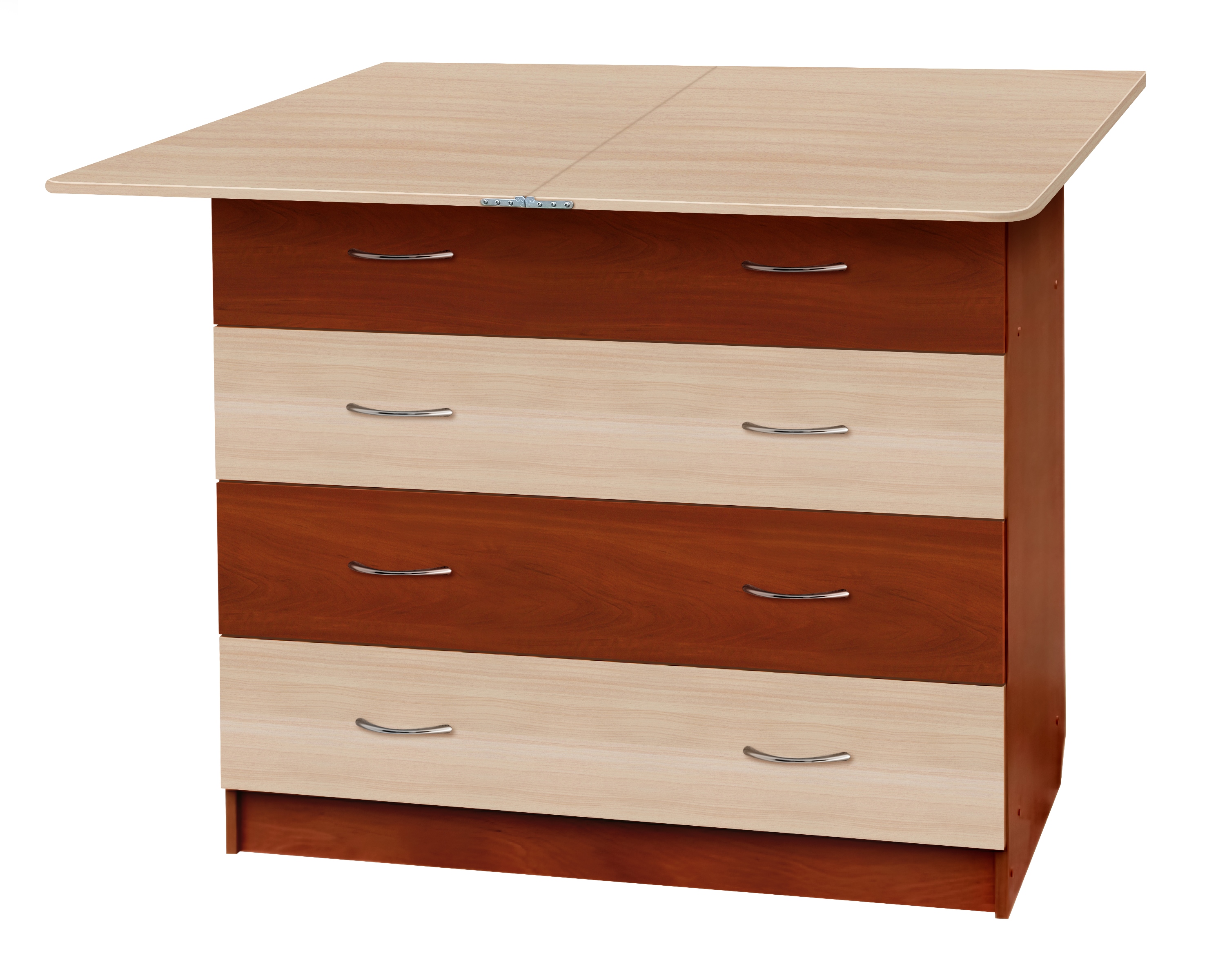 Комод пеленальний New МАКСІ МЕБЛІ Дуб молочний/Яблуня локарна (10851)