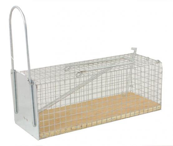 Крисоловка-живоловка клітка Chomik 2 шт 100x100x240 мм Бежево-сріблястий