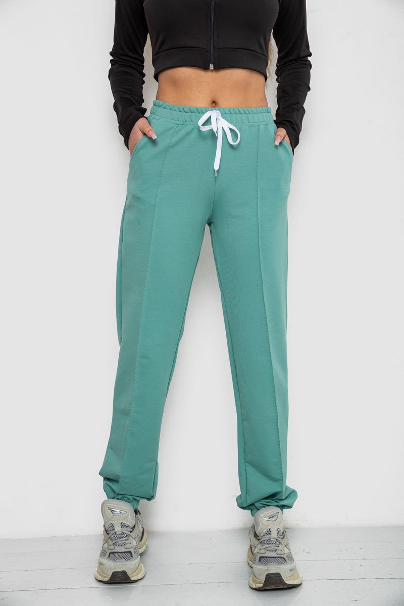 Спортивні штани жіночі Antisa M Оливковий 247R4670-1