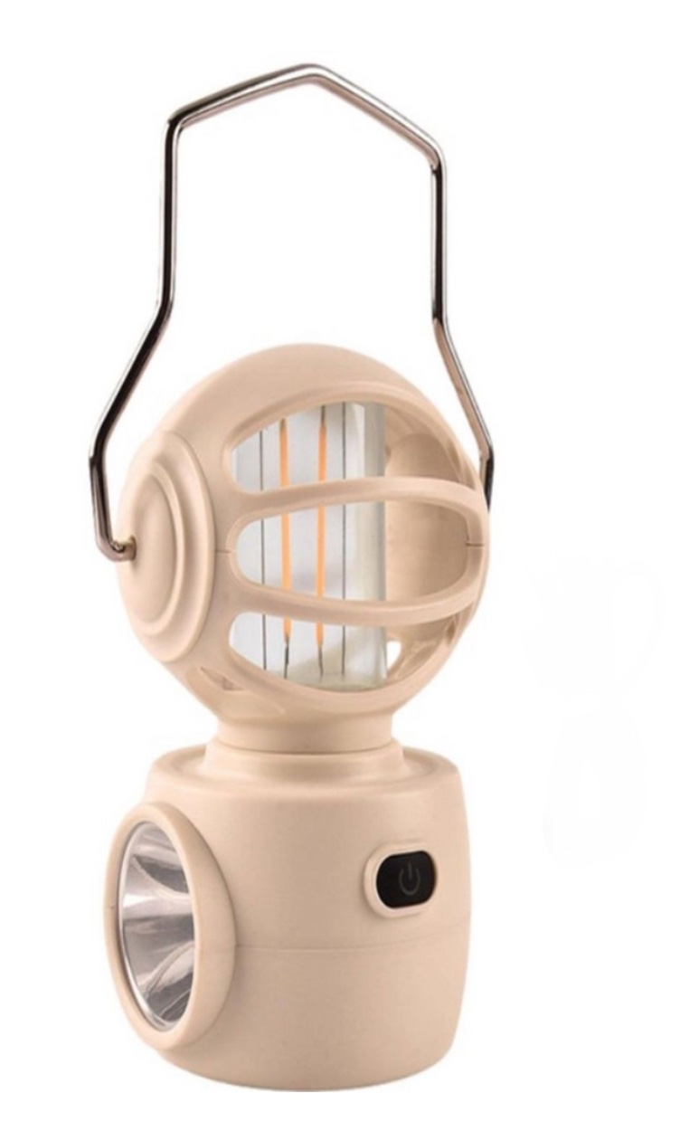 Акумуляторний ліхтар для кемпінгу PLT PL-367 LF-3328 Бежевий