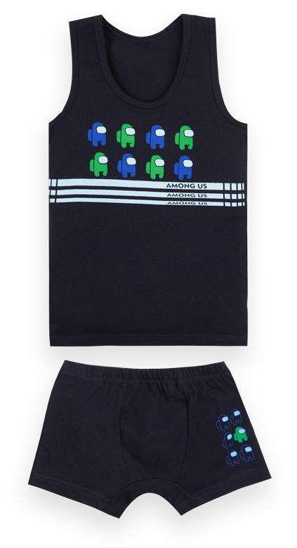 Комплект білизни для хлопчика Mareks Темно-Синій на зріст 134 (70006)