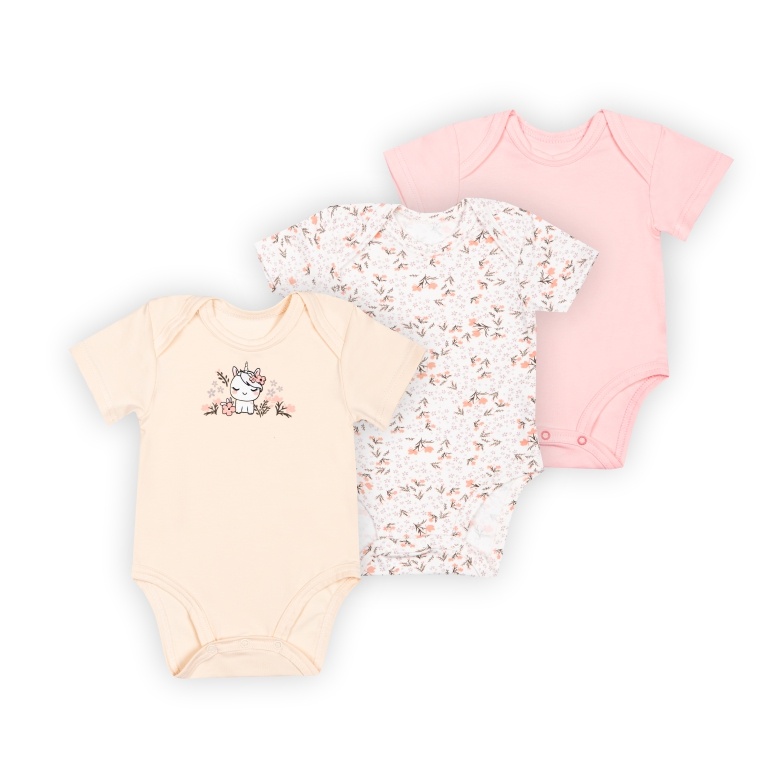 Боді для дівчинки Gabbi Боді BD-24-13 3 шт Різнокольоровий 68 (13995)