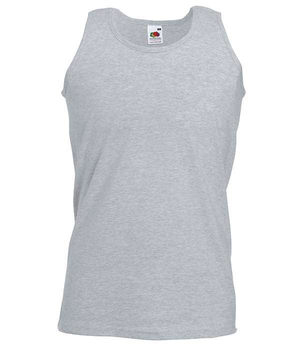 Майка Fruit of the loom Athletic vest 3XL Сіро-ліловий (61-098-0)