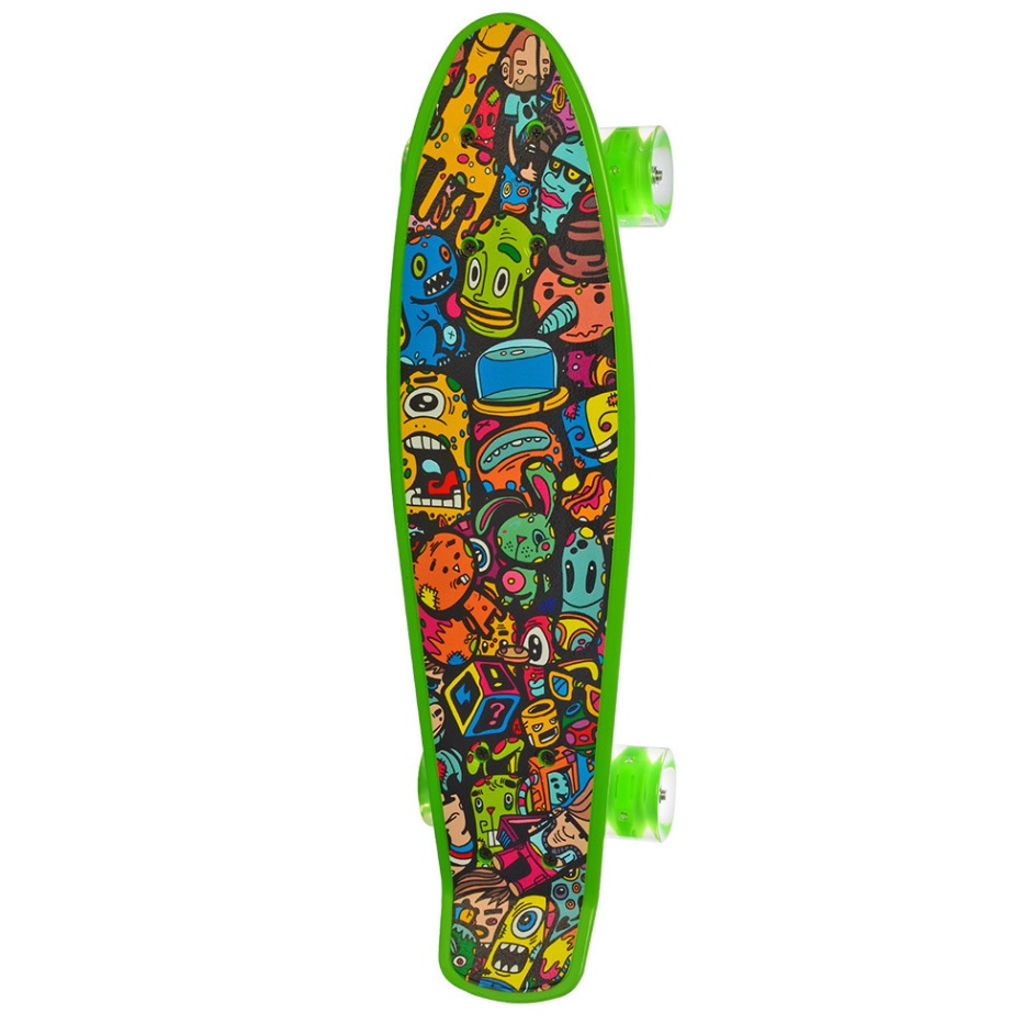Скейт пенніборд Profi 56x14 см Зелений (МS-0749-55)