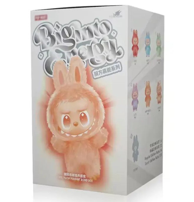 Брелок-сюрприз м'яка плюшева іграшка No Brand Labubu Лабубу V3 Big into Energy Series третя серія фігурка 17 см (2104618583)