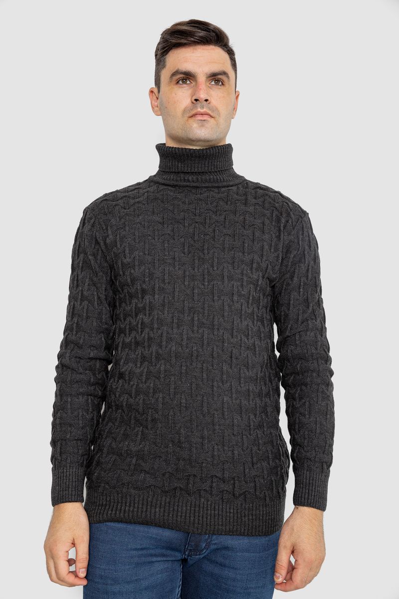 Гольф- светр чоловічий AGER Грифельний 161R619 XXL (112492_822808)