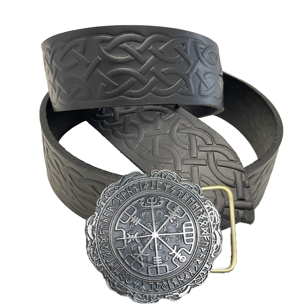 Ремінь (тиснення) з пряжкою Gorillas BBQ Вегвзір нейзильбер bb74 120 см Чорний (5300)