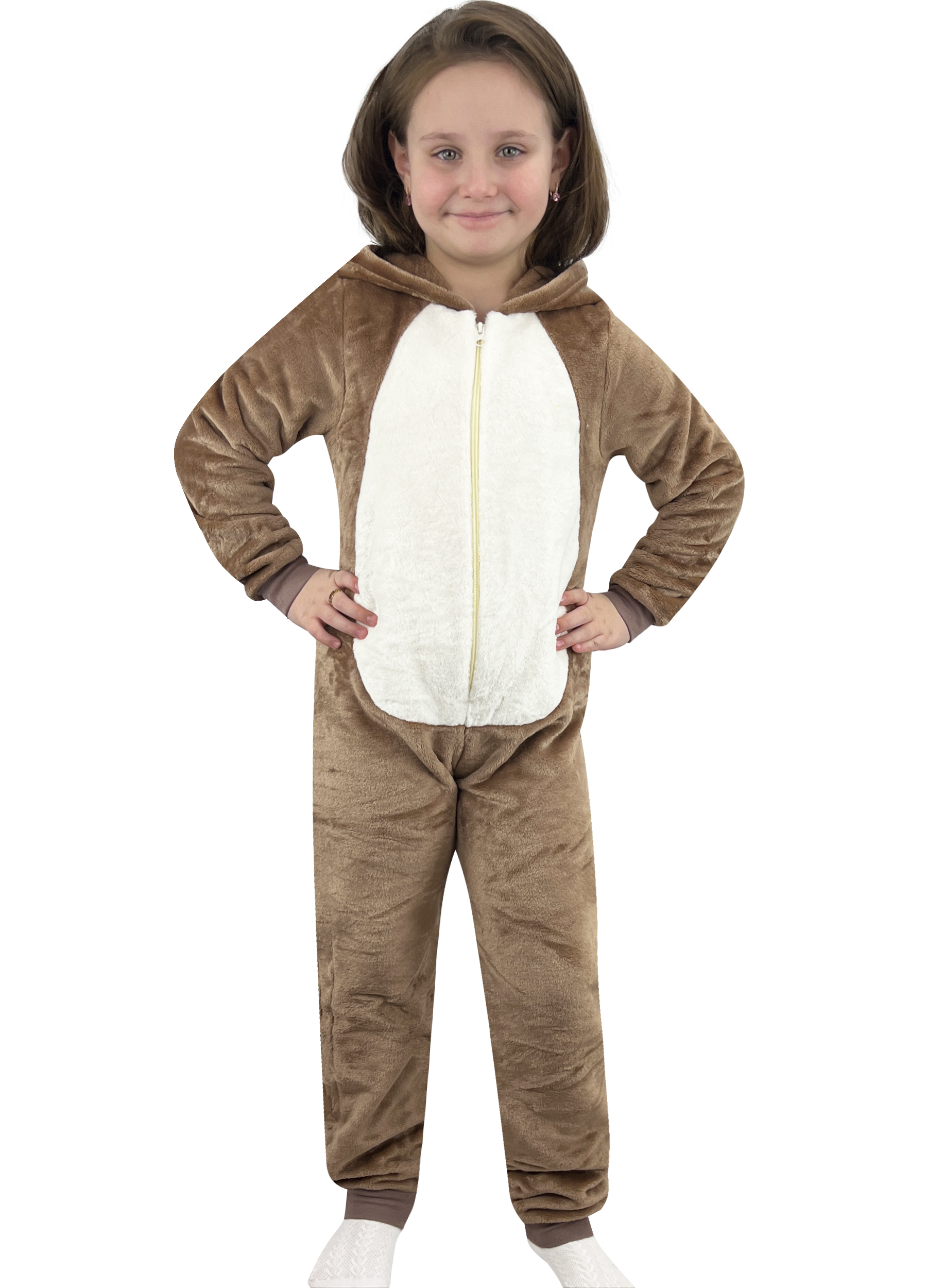 Кігурумі унісекс Модельєр 31637 32 Коричнево-білий (17833)