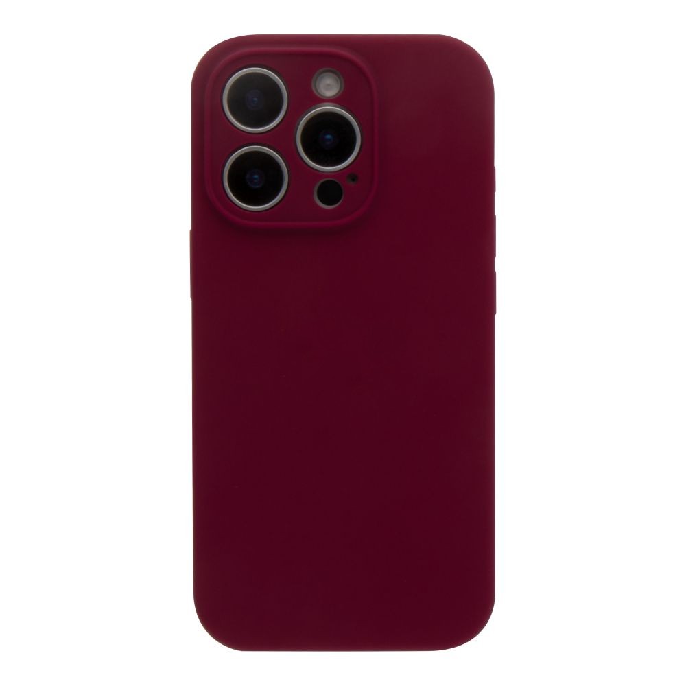 Чохол із захистом камери Silicone Case Full iPhone 16 Pro Maroon (35901_3605723)