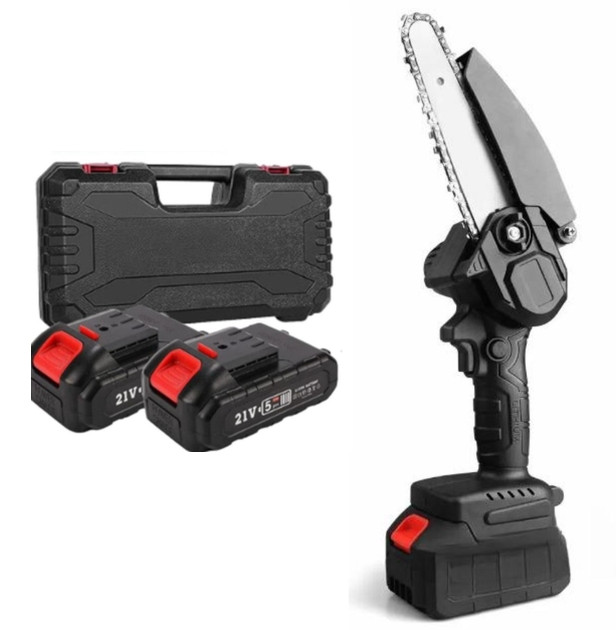 Міні пила ланцюгова з 2 акумуляторами та боксом No Brand Galimet 6 21V (2313581192)