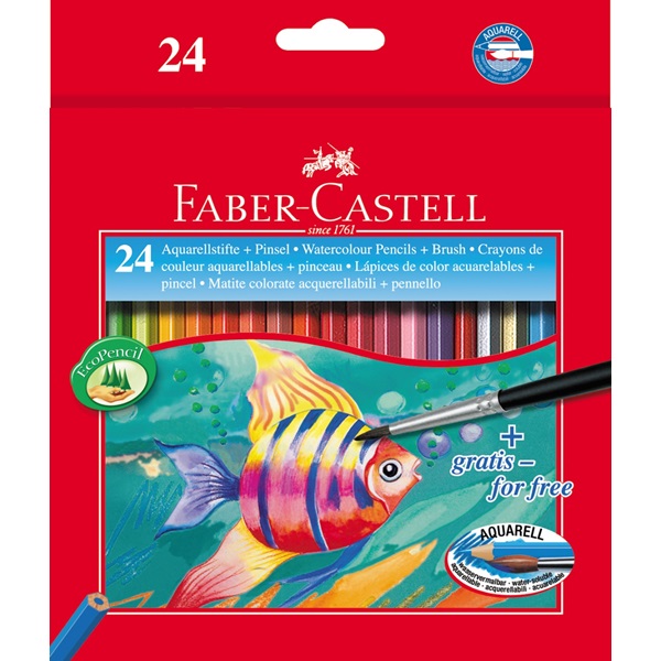 Набір акварельних олівців Faber-Castell 24 кольори