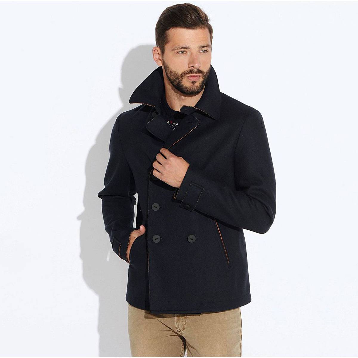 Пальто Geox M5415C DK NAVY/LT CARROT 50 Синій (M5415CDNVLC)