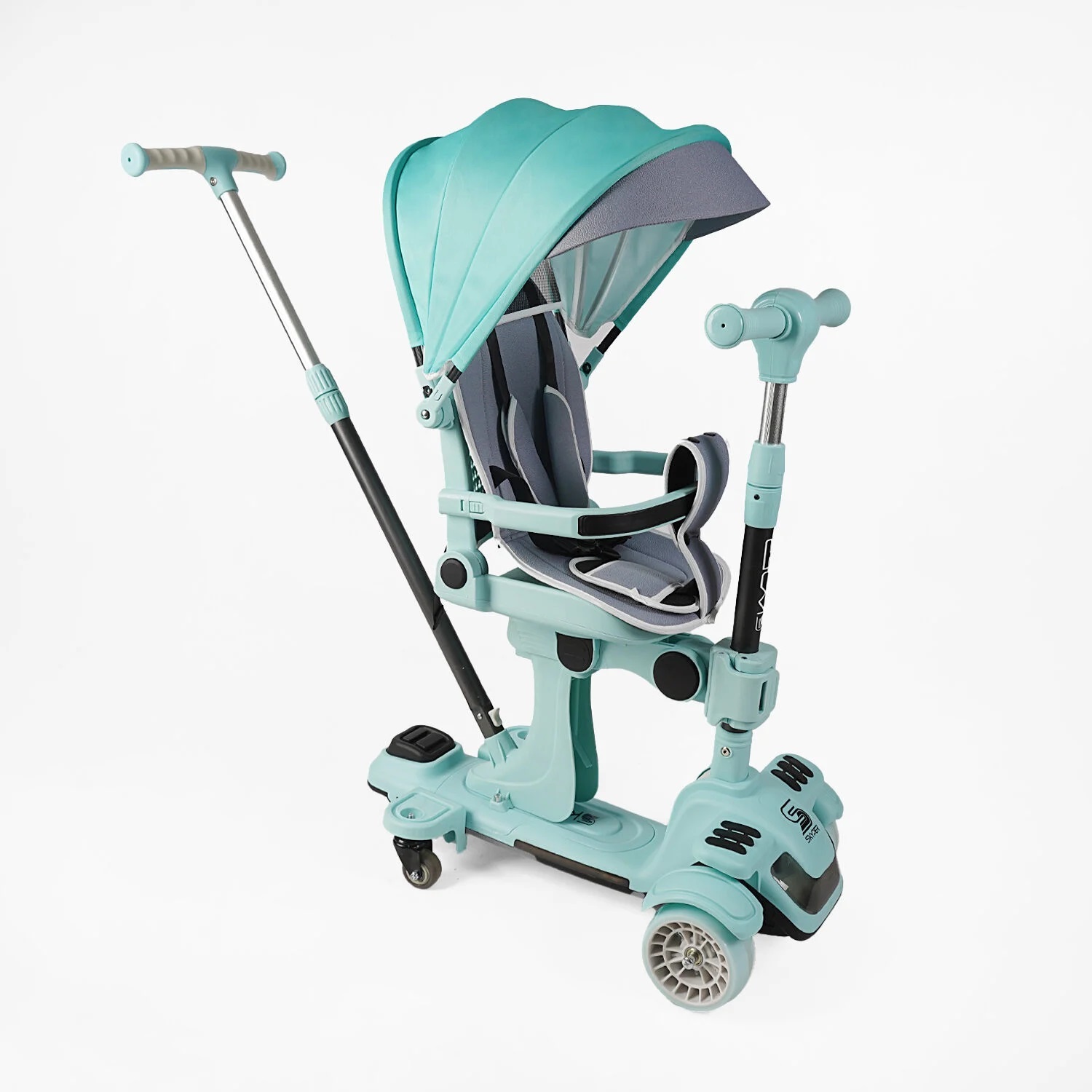 Самокат багатофункціональний з бортиком Skyper 5в1 М'ятний (169236)