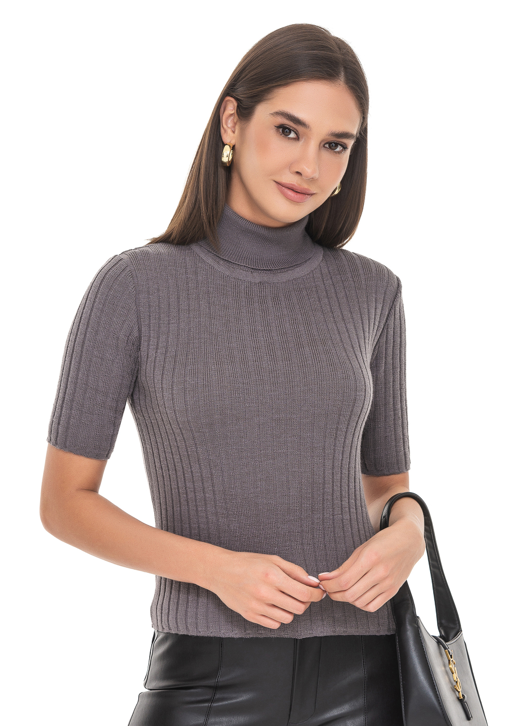 Гольф-водолазка жіноча SVTR Американка 503 50-52 Сірий