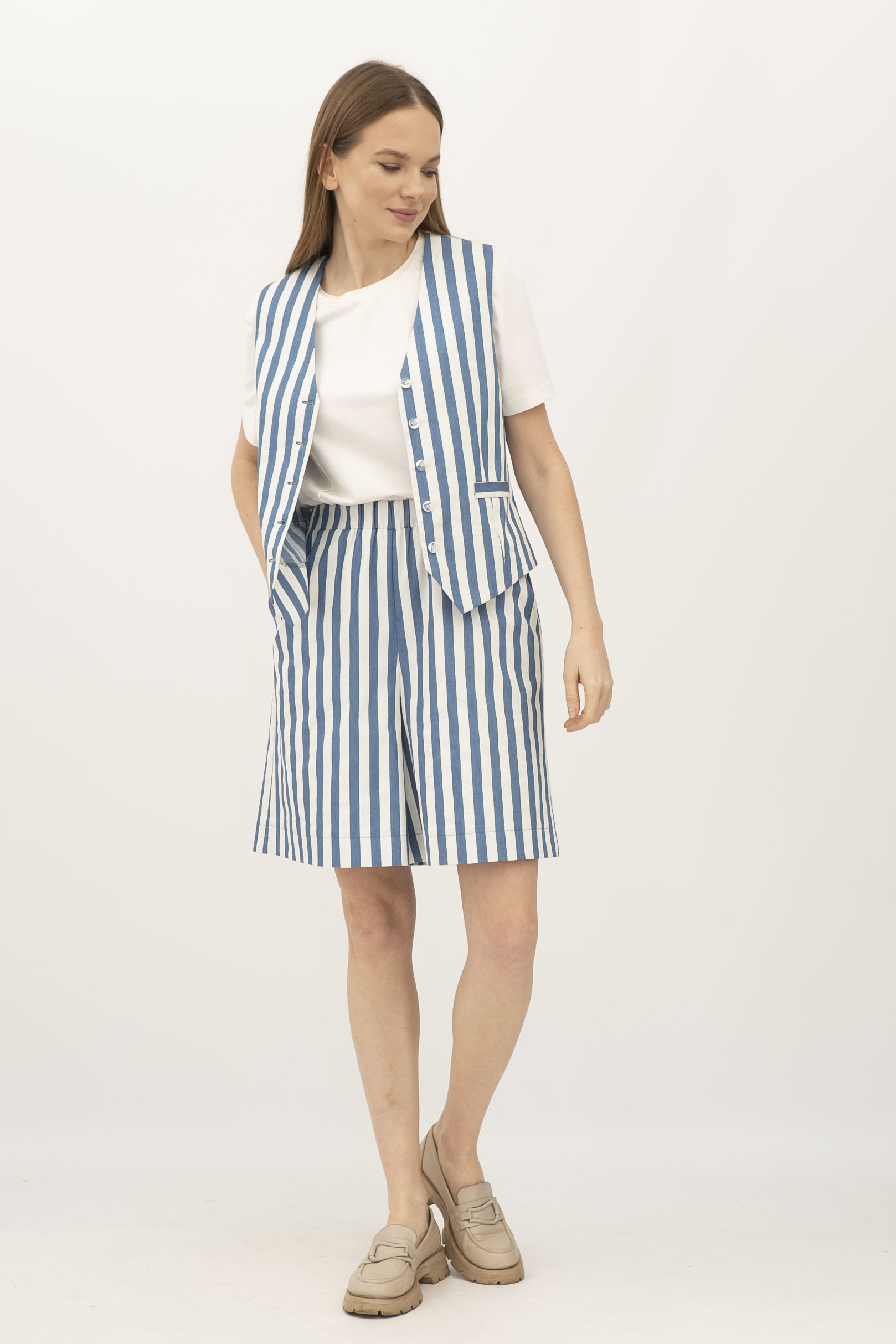 Жилет Lesia Мерхер 1 Синій 46 (14379000046)