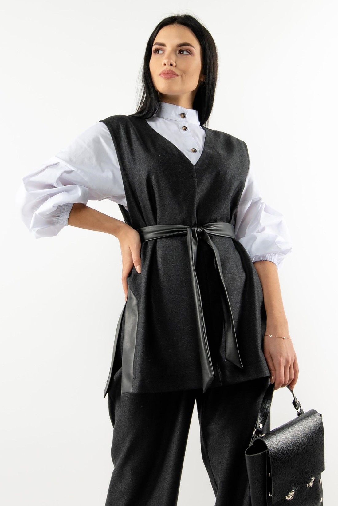 Жилет RiMari Остін ЖЛ 0121 44 Чорний (16174)