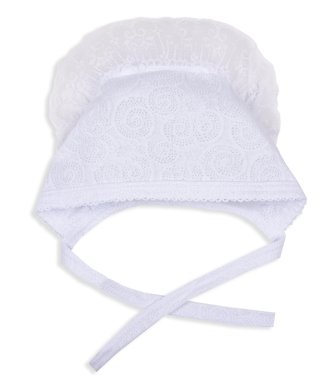 Чепчик GABBI СН-20-2 Білий 20 (12040)