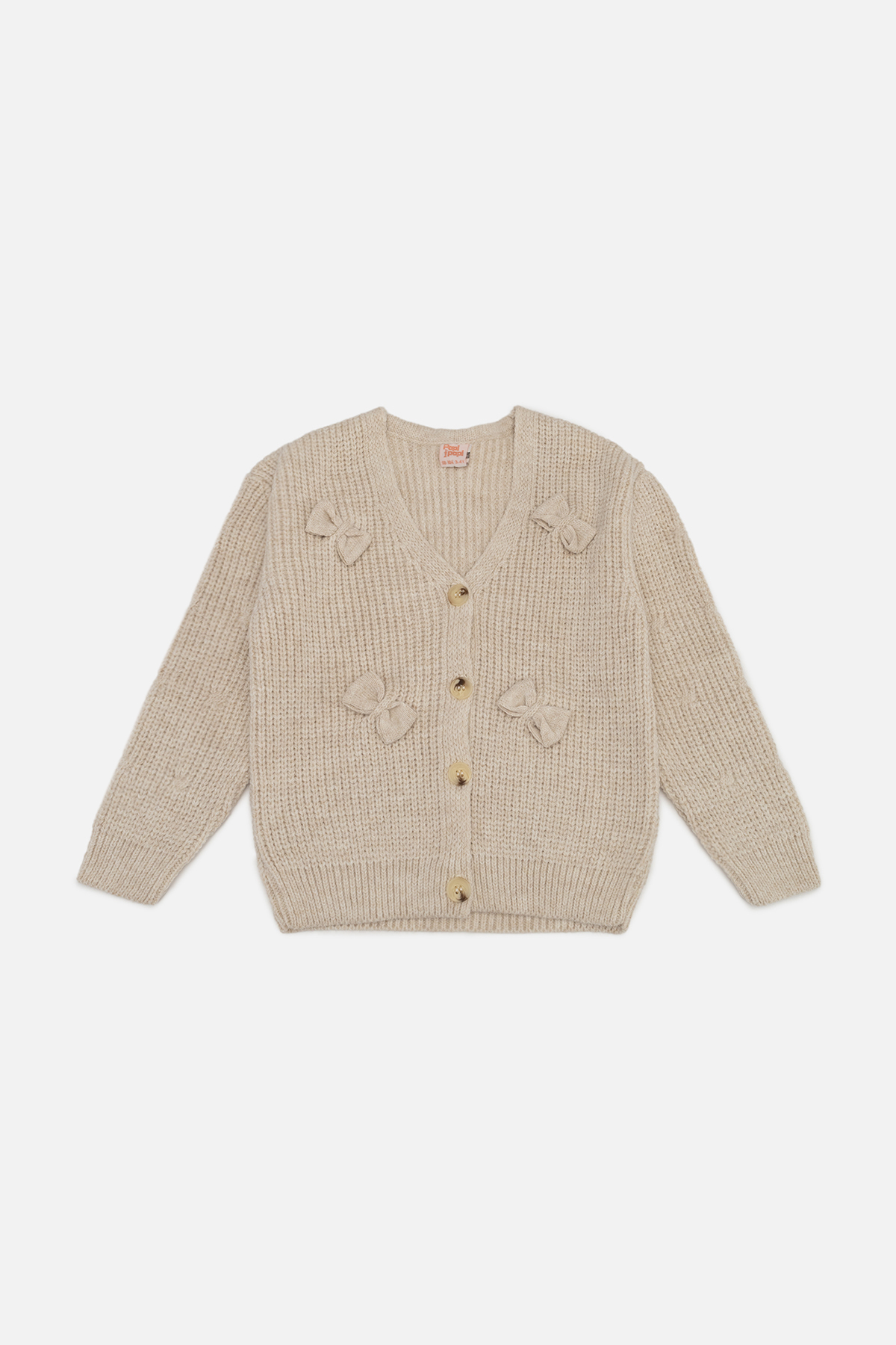 Кофта для дівчинки Papi papi 92 см Бежевий ЦБ-00257114 (SKT001011976)