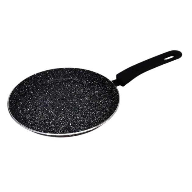 Млинна сковорода Edenberg EB-3386 з антипригарним мармуровим покриттям 24 см Чорний (23619)