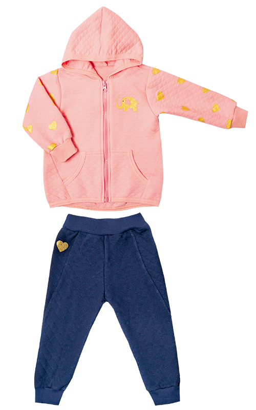 Костюм для дівчинки Gabbi KS-19-29 Атлетикс Персиковий на зріст 74 (11446)