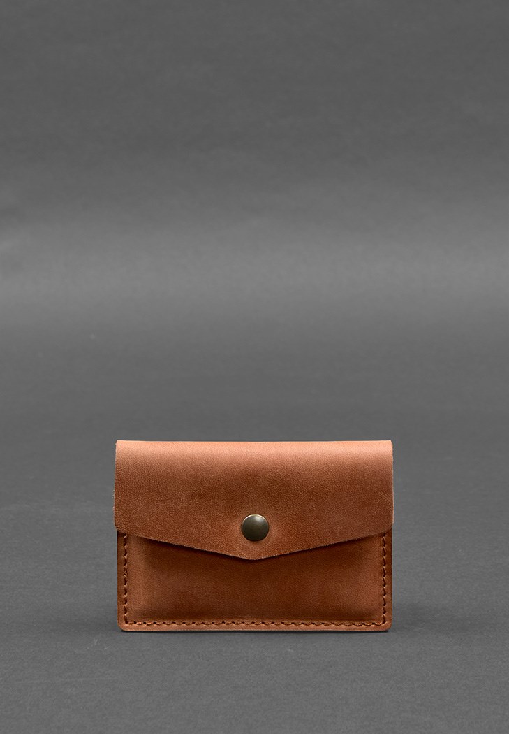 Шкіряний кард-кейс 9.0 світло-коричневий Crazy Horse BlankNote