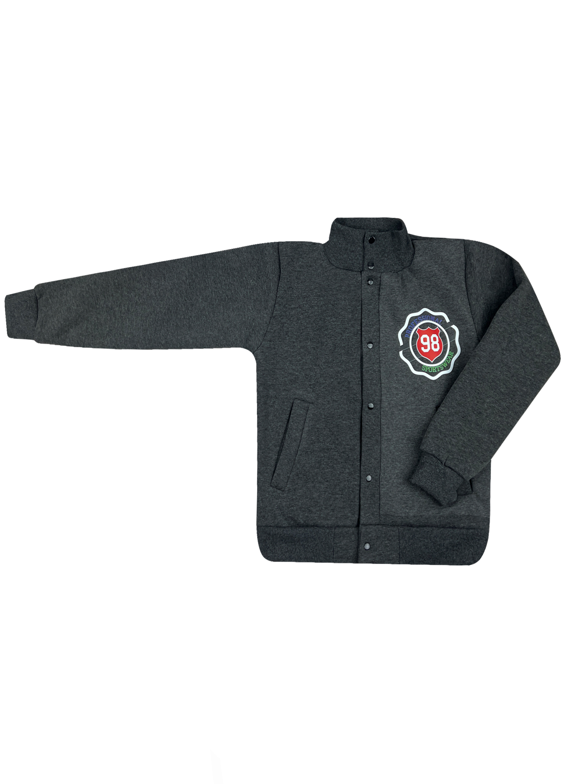 Бомбер для хлопчика Модельер 31832 34 Темно-сірий (18088)