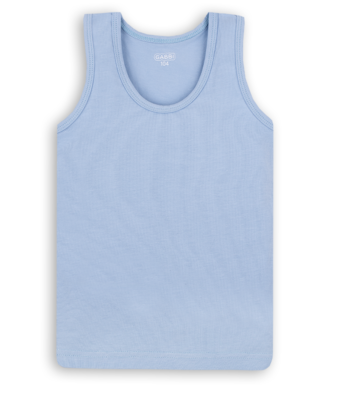 Майка для хлопчика GABBI Класика 104 Блакитний (12280)
