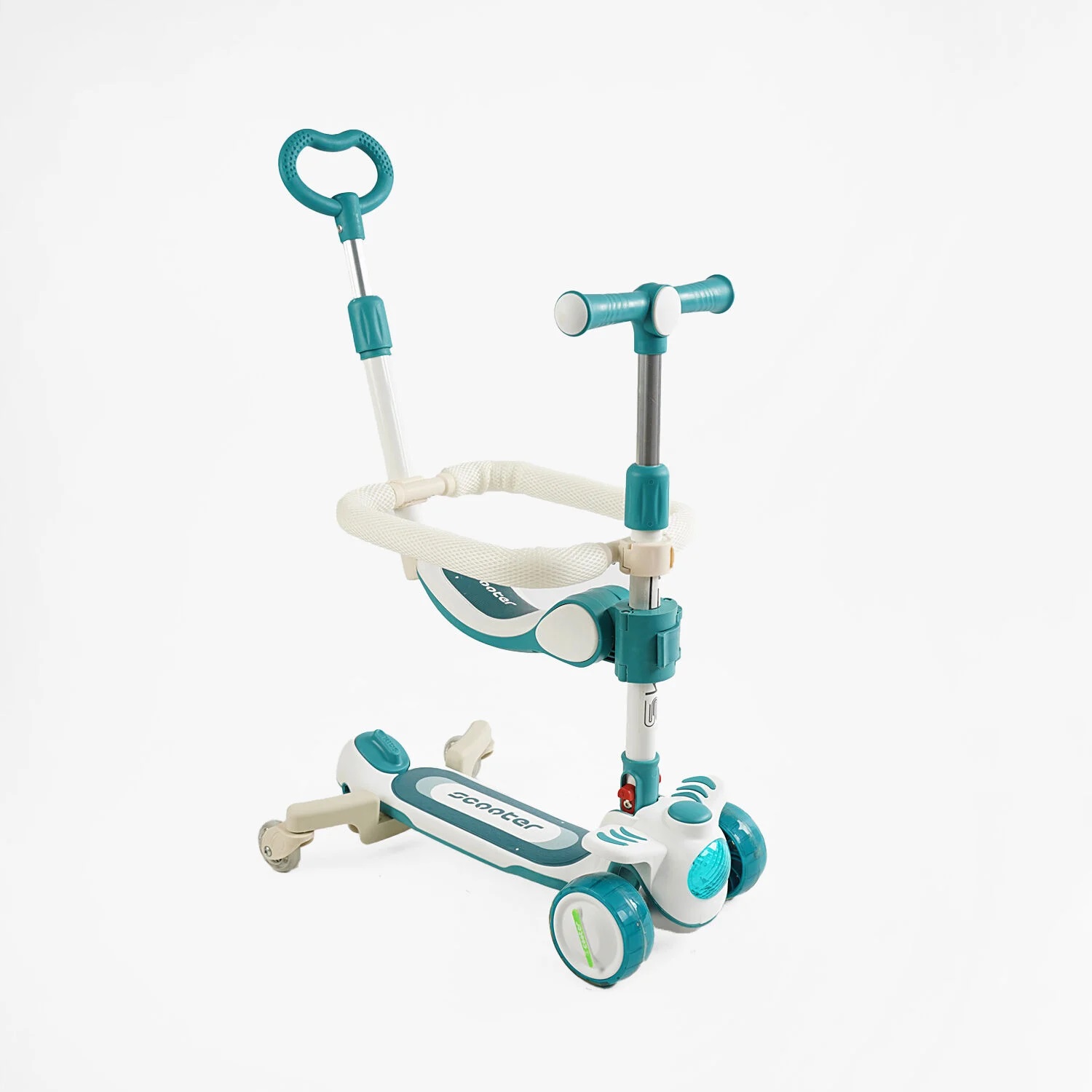 Самокат багатофункціональний Skyper 5в1 Біло-зелений (169280)