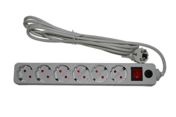 Мережевий фільтр-подовжувач Lemanso 3 м (LMK051)